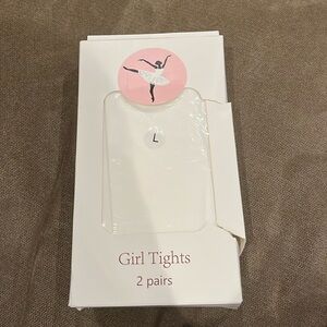 White tights for girls